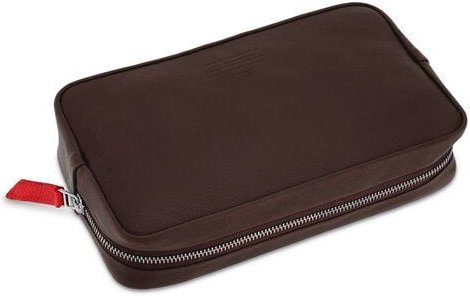 Pack & Smooch Kabeltasche, Zubehörtasche "Longford" aus Leder für Kabel, Magic Maus, USB, SD Karten
