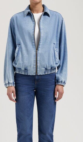 MUD Jeans Damen Jacke "Sue - Stone Vintage"