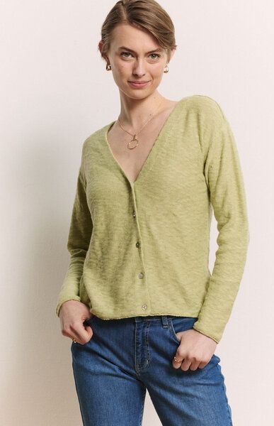 TRANQUILLO Strickjacke Ronjaa Slub Strick GOTS (1250003)