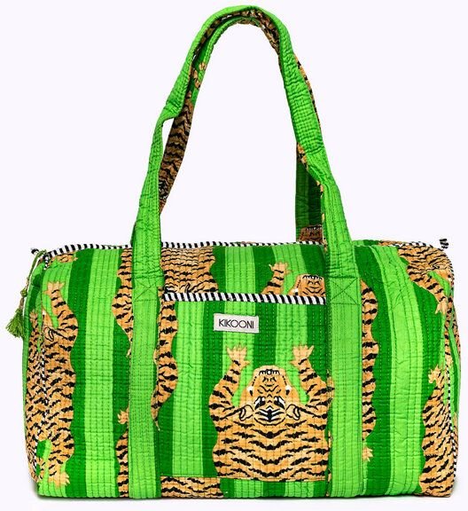 KIKOONI handgefertigte große Baumwolltasche "K. Shopper"