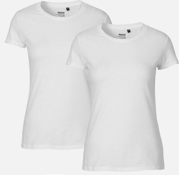 NEUTRAL® Doppelpack Damen Bio T-Shirt - Bio Baumwolle