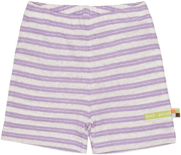 loud + proud Babys & Kinder Short Ringel mit Leinen, GOTS-zertifiziert