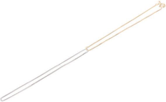 Jonathan Radetz Jewellery Armband FINEFINE zweifarbig, Gold 585, 14 Karat und Silber 925, Sterlingsilber, Länge 16/18 cm...