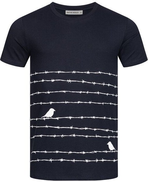 NATIVE SOULS T-Shirt Herren - Barbwire