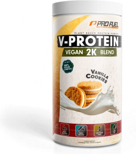 Thumbnail - ProFuel Veganes Proteinpulver - Vanilla Cookies | zuckerfrei, sojafrei, laktosefrei