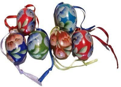 ReineNatur Ostereier - Lindenholz –6er-Set – 3 versch. Größen