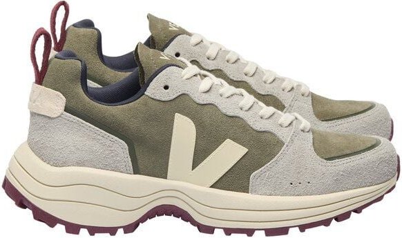 Veja Damen-Sneakers Venturi II VC Suede Kaki Sable