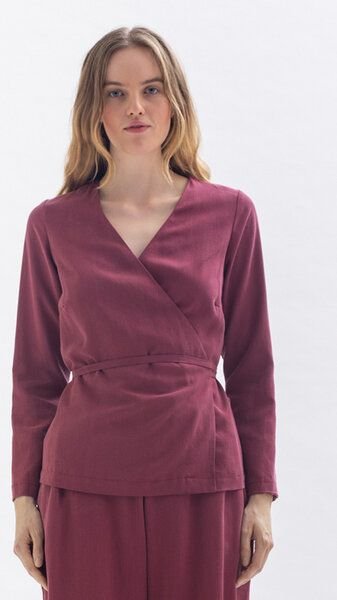 Studio Hertzberg Wickeltop *FRII-DAA* aus Tencel