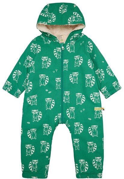 loud + proud Babys & Kinder Wasserabweisender Overall mit Teddyfutter, , GOTS-zertifiziert