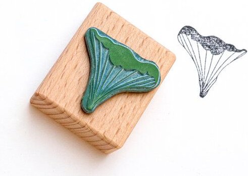 STUDIO KARAMELO Stempel Pilze, verschiedene Motive Buchenholz