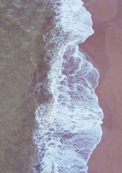 Photocircle Poster / Leinwandbild - Blush Beach