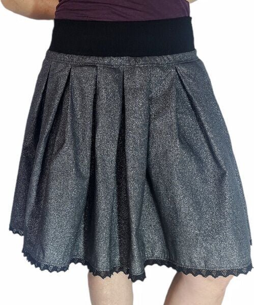 liebewicht FaltenRock Bio Rock'On Schwarz Glitzer mit oder ohne Schleife