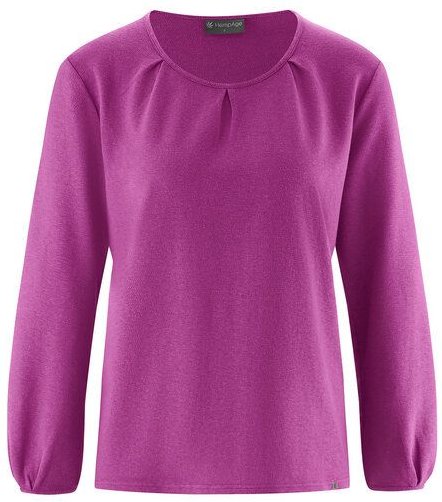 HempAge Damen Jerseybluse aus Hanf/Biobaumwolle