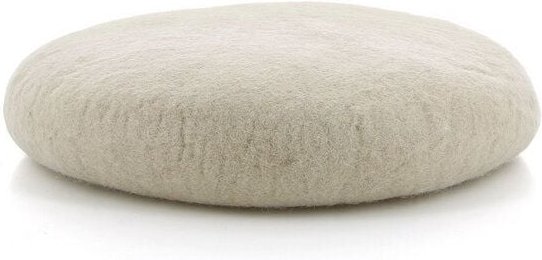 GLOBO Fair Trade Extra dicke, weiche Sitzkissen mit Recycling-Wolle gefüllt, Pastellfarben