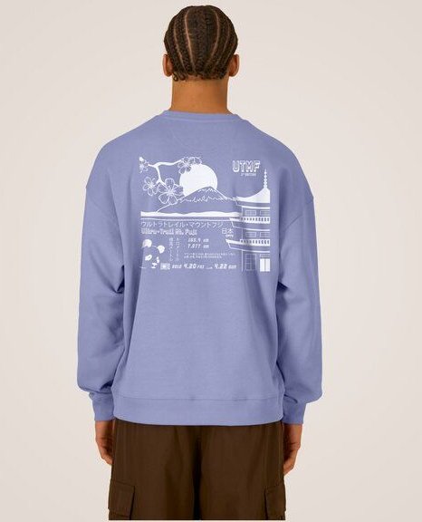 Athleez MOUNT FUJI ULTRA TRAIL - Relaxed Sweatshirt - 100% Bio-Baumwolle