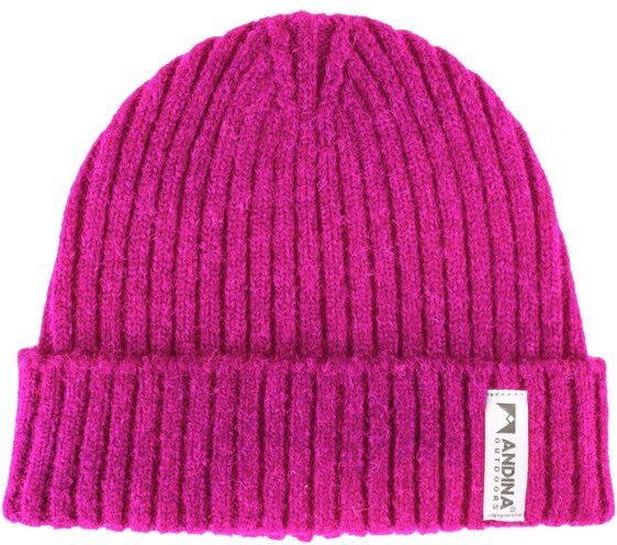 Andina Outdoors VIENTO Chunky Rib Mütze | Alpaka & Merino Mütze für Herren & Damen