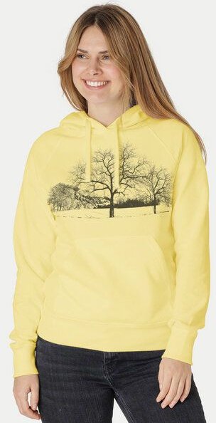 Peaces.bio - handbedruckte Biomode Damen Hoodie Landscape