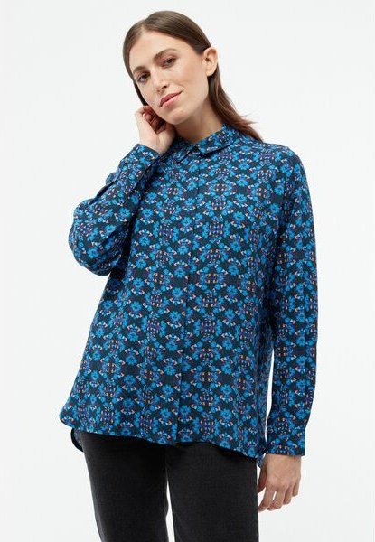 Givn Berlin Bluse GBIVA aus LENZING ECOVERO mit Stehkragen