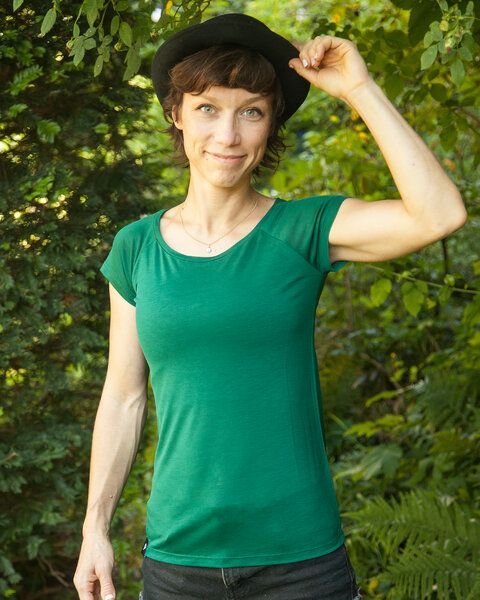 päfjes - Fair gehandeltes Basic Frauen T-Shirt mit TENCEL Lyocell