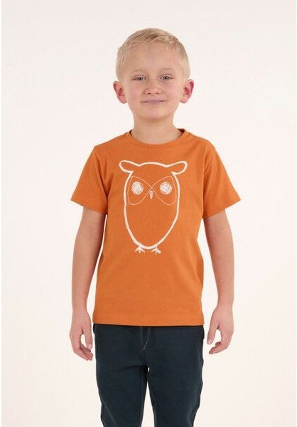 KnowledgeCotton Apparel Kinder T-Shirt Flax Owl reine Bio-Baumwolle