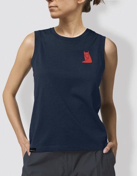 little kiwi Damen Tanktop, „Fuchs“, Navy