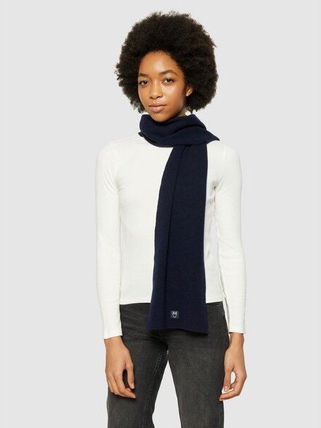 KnowledgeCotton Apparel Schal aus Lammwolle RWS Unisex