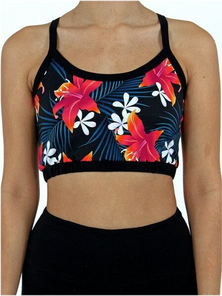 BAGHI Yoga Bustier tropical print GOTS organic