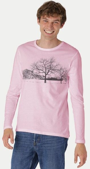Peaces.bio - handbedruckte Biomode Herren Langarmshirt Landscape