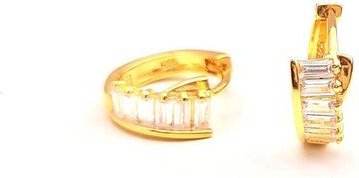 MOANINA Ohrringe Hoops Lucia - 925 Silber/18k Gold Vermeil