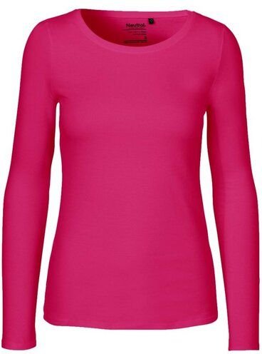 Neutral® Damen Langarm T-Shirt Bio Baumwolle Modern Fit Körpernah geschnitten