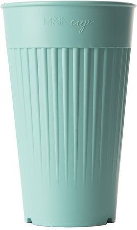 reMAIN MAINcup - 4 St. nachhaltige Mehrweg-Trinkbecher 400 ml aus recyceltem Kunststoff – Bruchfest, Spülmaschinenfest &...