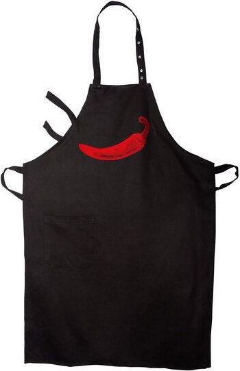 HANDGEDRUCKT "Chilly" Latzschürze