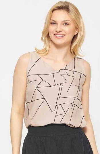 Thumbnail - WiDDA berlin Beige Sommerbluse VAU aus ECOVERO® Viskose