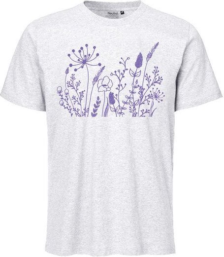 HANDGEDRUCKT "Wilde Wiese" Unisex T-Shirt von Neutral