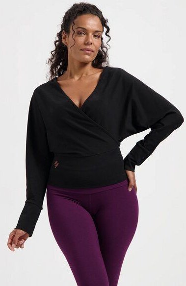 Urban Goddess Ala Yoga Longsleeve Wrap Top