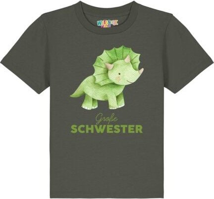 watabout.kids T-Shirt Kinder Dinosaurier 01 Große Schwester
