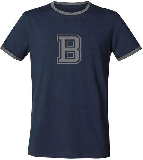 University of Soul Herren T-Shirt "College" Navy / Mid Heather Grey