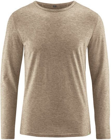 Hempage Herren Langarmshirt mit Yakwolle/Hanf/Bio-Baumwolle