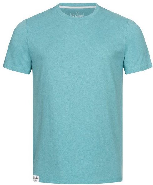 Lexi&Bö Herren Basic T-Shirt Melange aus 100 % Bio-Baumwolle