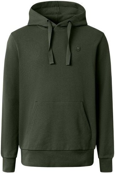KnowledgeCotton Apparel Kapuzenpullover - ARVID basic hood badge sweat - aus Bio-Baumwolle