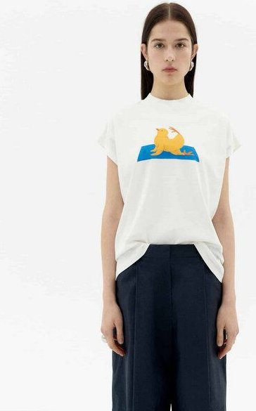 thinking mu Yogui Animal Volta - Damen T-Shirt aus Bio-Baumwolle