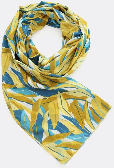 Djian Schal aus 100% Bio-Baumwolle – Big Leaves