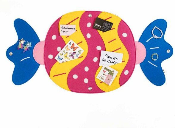 Bonbon-Pinnwand zum Stecken & Pinnen für Kinderzimmer von RÅVARE