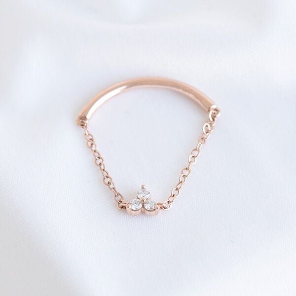 Eppi Minimalistischer Ring mit Lab Grown Diamanten Cybill