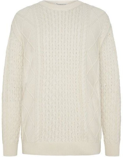 KnowledgeCotton Apparel Cable Knit Strickpullover aus Bio-Baumwolle ROC/GOTS/Vegan