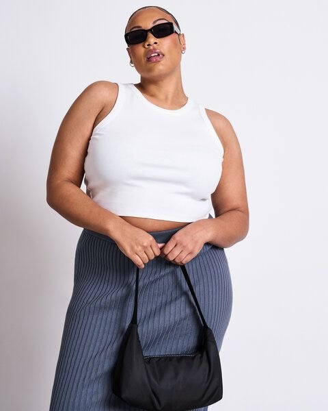 JAN N JUNE Midi Baumwoll Strick Rock EBBA GOTS