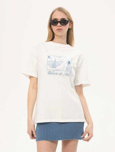 CARNE BOLLENTE T-Shirt - Welcum to Paris aus biologisch angebauter Baumwolle