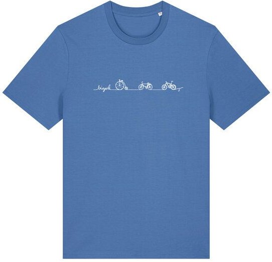Brandless Basic Bio Unisex T-Shirt Bicycle Line 180g/m² XXS - 3 XL