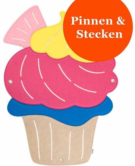 Cupcake-Pinnwand zum Stecken & Pinnen für Kinderzimmer von RÅVARE