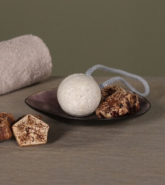 Waschkram Duschkugel an der Kordel